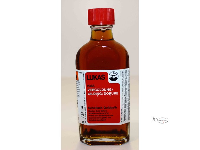 Šelak - pryskyřičný nátěr Lukas 125ml
