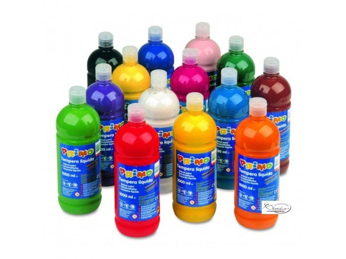 Tempera školní Primo 1000 ml - 730 Burnt Sienna