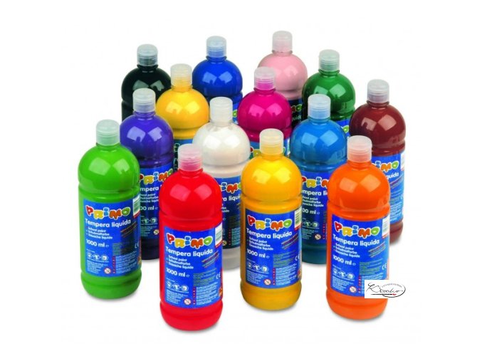 Tempera školní Primo 1000 ml - 800 Black