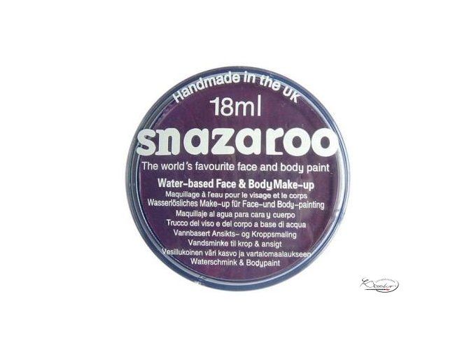 Barva na obličej Snazaroo 18ml - 888 Fialová tmavá