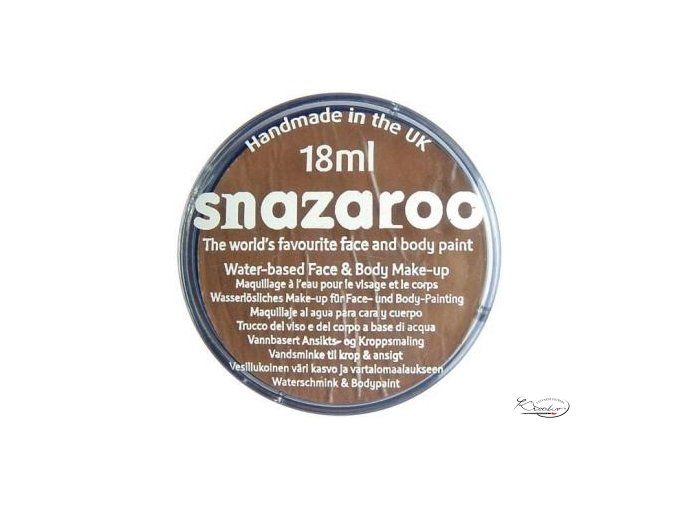 Barva na obličej Snazaroo 18ml - 910 Hnědá světlá