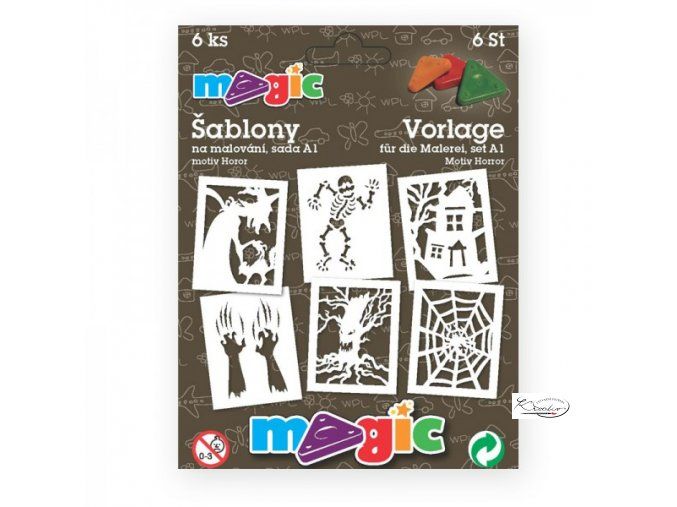 Magic papírové šablony sada A1 - Horor