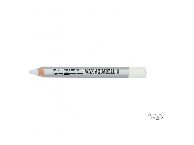 Wax Aquarell pastelka - 01 bílá