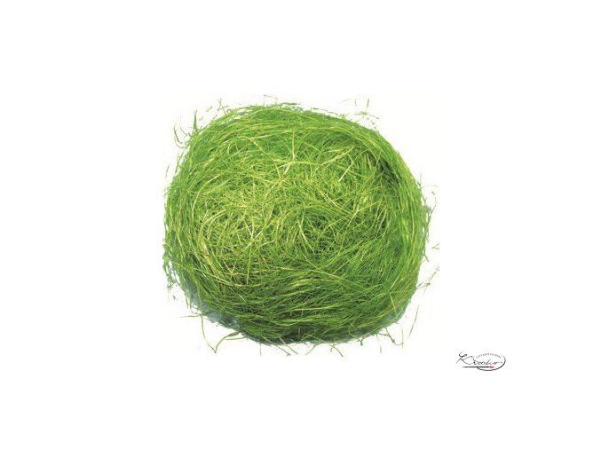 Dekorační sisal 30g - zelený