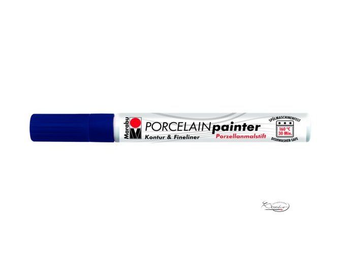 Porcelain painter - 293 / M - Modrý tmavý