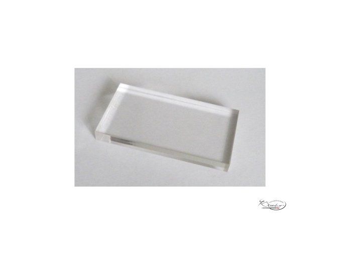 Akrylový blok pro gelová razítka 58x102x10mm