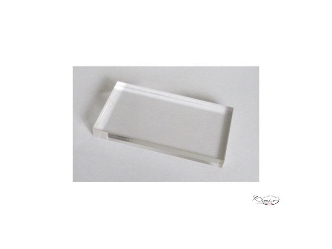 Akrylový blok pro gelová razítka 102x102x8mm