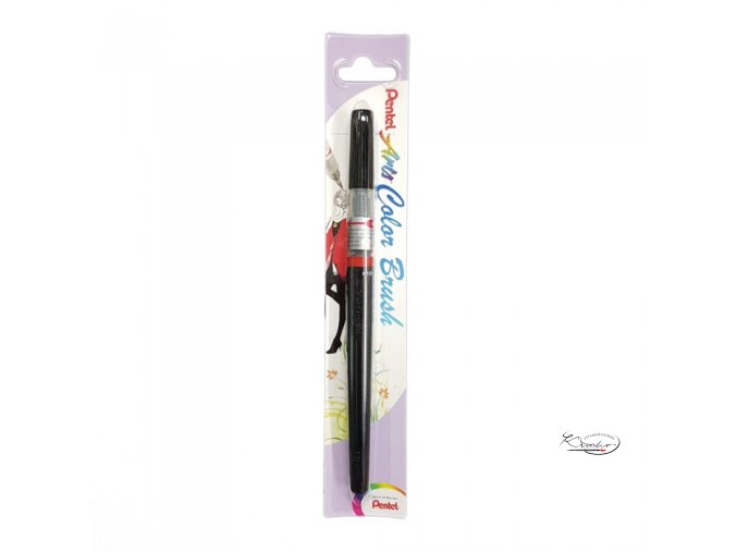Pentel popisovač štětečkový - Arts Color Brush - černý