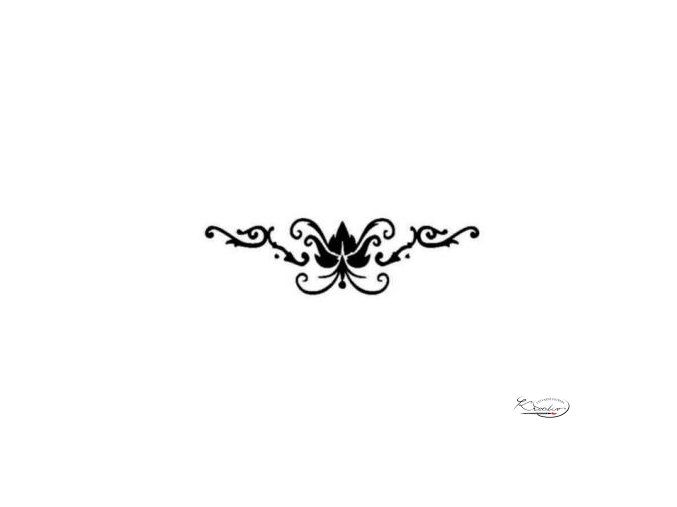 Plastová šablona - Ornament
