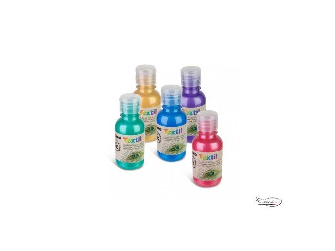 Barva na textil Primo 125ml - Metalická růžová
