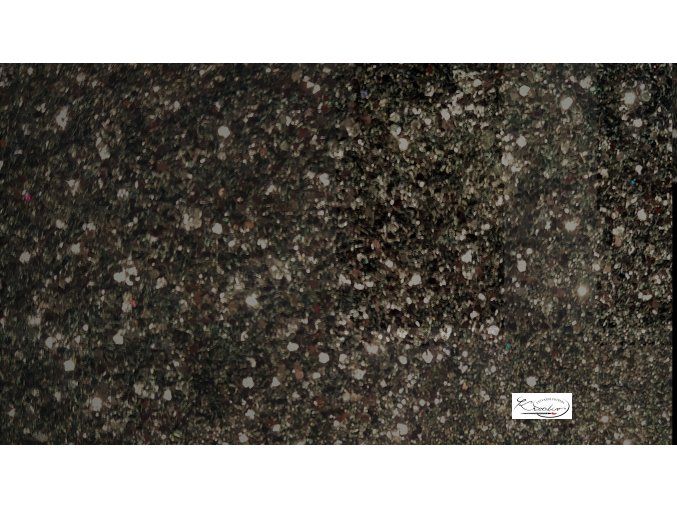 Glitr sypací 14ml - černý