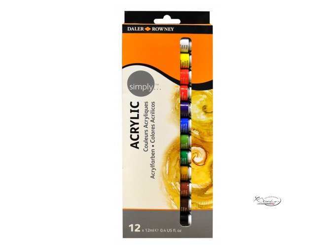 Sada akrylových barev 12x12ml