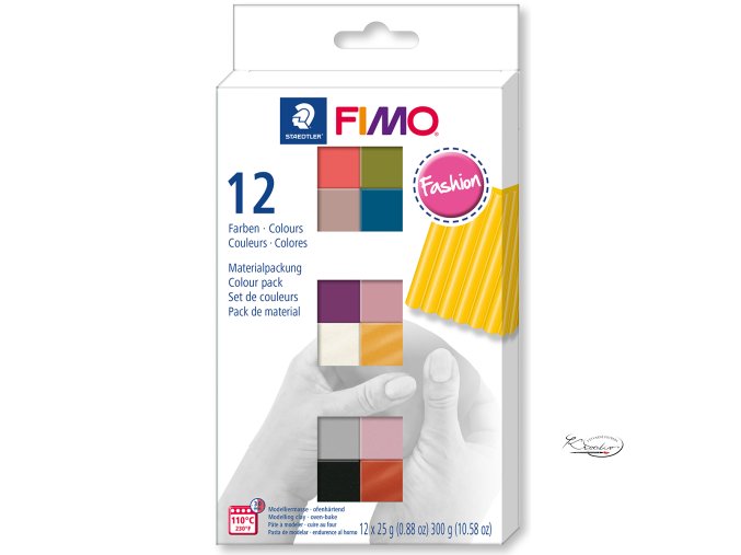 Fimo Fashion sada - 12 x 25 g