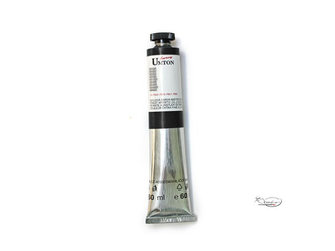 Mistrovská olejová barva Umton - Čerň kostní 60ml
