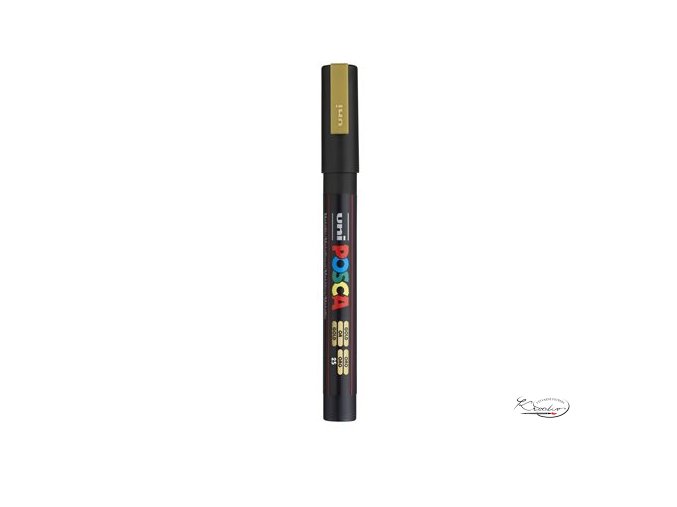 Akrylový popisovač POSCA / 0,9 - 1,3 mm - zlatý