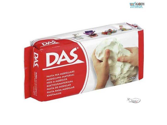 Modelovací hmota DAS 500 g - Bílá