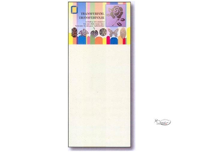 Transferová fólie 10 x 23 cm - 4 ks