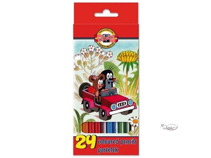 Koh-i-noor pastelky Krtek 24 ks