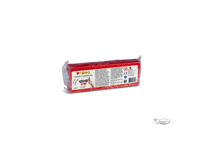 Plastelína Primo 550 g - červená
