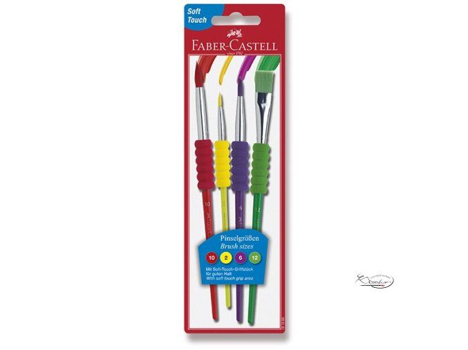 Štětce Faber - Castell  Soft 4 ks