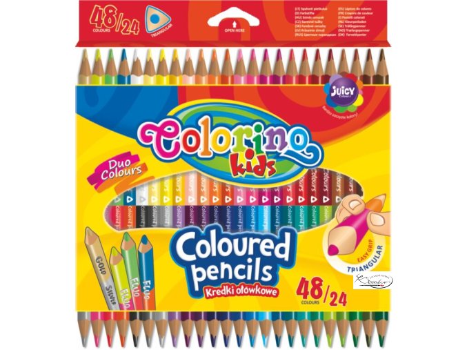 Pastelky Colorino 48 / 24 ks oboustranné