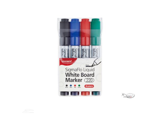 POPISOVAČ WHITEBOARD MONAMI 220 - 4W SADA 4 KS