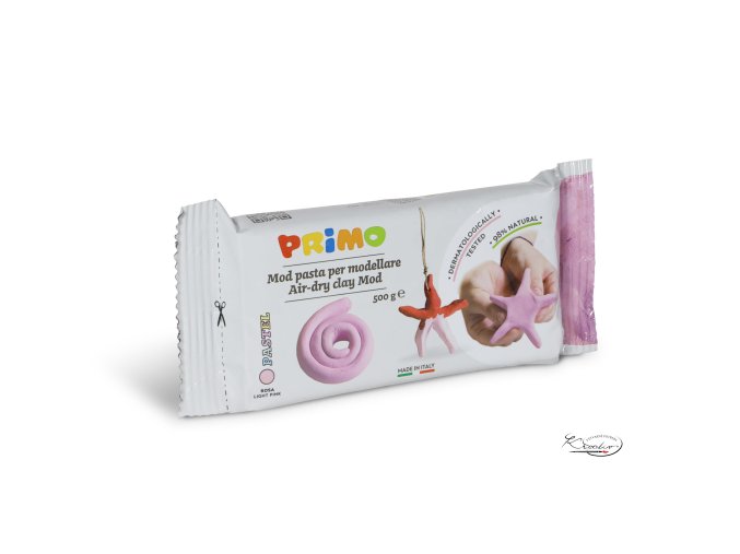 Samotvrdnoucí hmota Primo 500 g - světle růžová