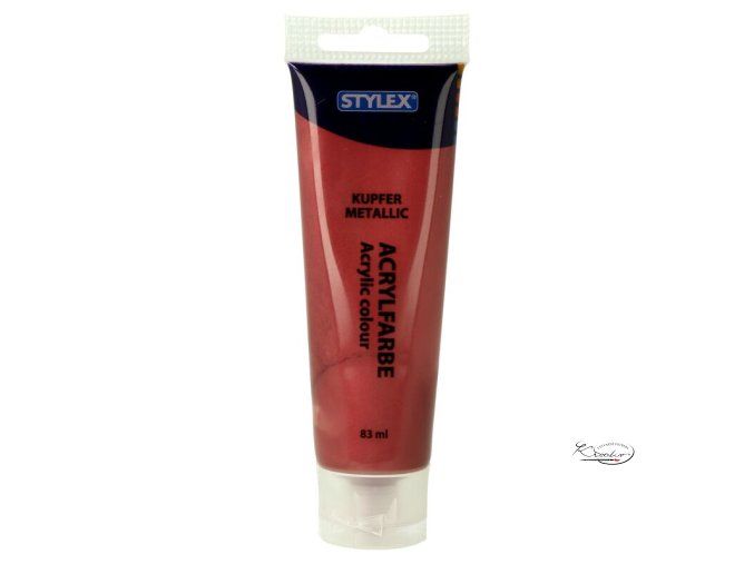 Akrylová barva Stylex 83 ml - Měděná metalická