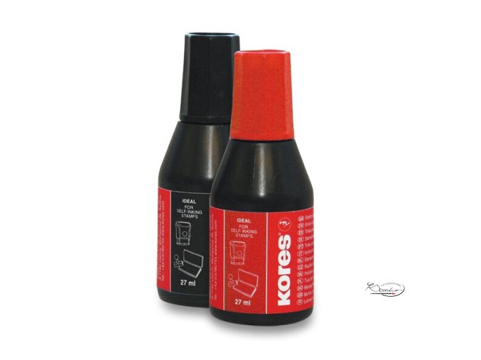 Razítkovací barva Kores 28 ml - černá