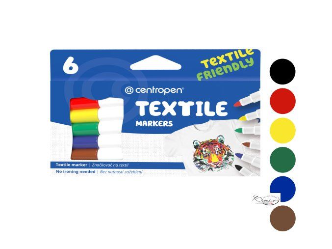 Fixy na textil Centropen 6
