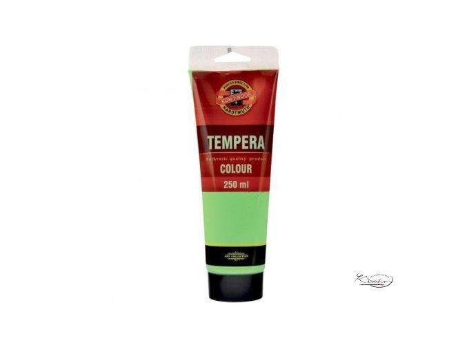 Tempera KIN 250 ml 1505 Permanentní zeleň světlá