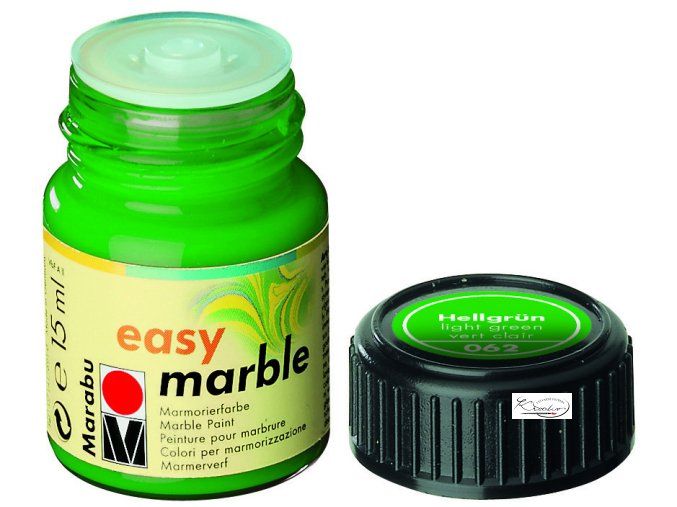Mramorovací barva easy marble 15ml 062 zelená světlá