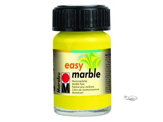 Mramorovací barva easy marble 15ml 020 žlutá citronová