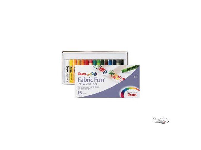 Fabric fun Voskovky na textil 15 odstínů