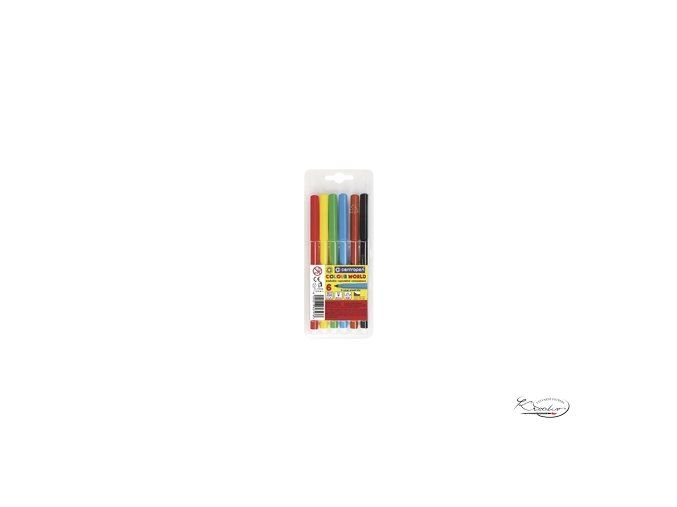 Popisovače barevné Colour World 6