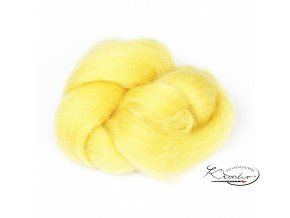 ovci vlna merino barvena cesana 10 gr. jemna 69 zluta 1348