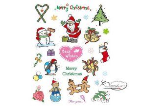 Gelová razítka - Merry Christmas II.