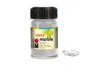 Mramorovací barva easy marble 15ml 082 Silver
