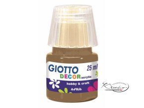 Akrylová barva Giotto Decor Matt 25ml - zlatá