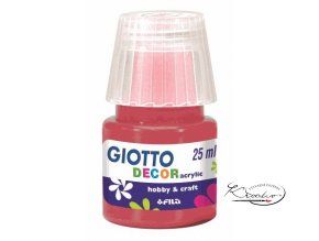 Akrylová barva Giotto Decor Matt 25ml - karmínová