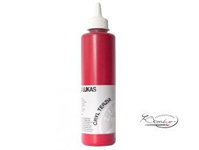 Akrylová barva LUKAS "Cryl Terzia" 500ml - Kadmium červené tmavé