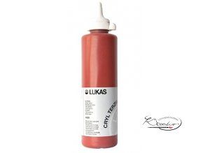 Akrylová barva LUKAS "Cryl Terzia" 500ml - Sienna pálená