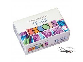 Sada barev na textil Decola 6ks