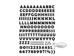 Samolepící abeceda A4
