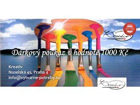 Dárkový poukaz 1000,- Kč