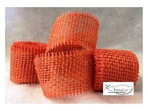 Juta oranžová 5cm x 2m