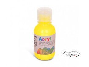 Akrylová barva Primo 125 ml - žlutá