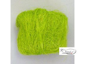 Sisalové vlákno 25g - jarní zeleň