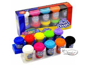 Modelovací hmota - Colorino Fun Dough 10 x 56 g