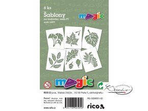 Magic papírové šablony sada P1 - Listy